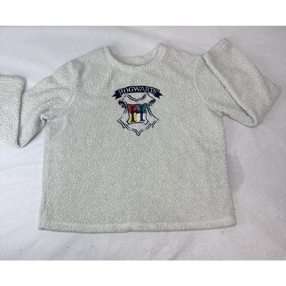 Harry Potter Tops - Hogwarts Harry Potter Sherpa Fleece Plush Cozy Sweatshirt Women's XL